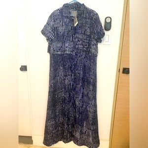 Banana Republic maxi dress in batik. Limited edition, hand made limited edition.